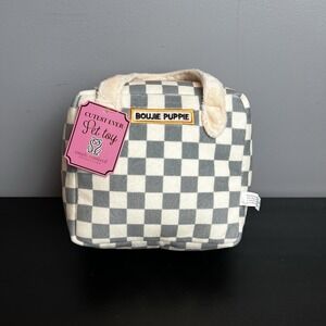Dog Toy LV Theme Bag  With Squeaker NWT Boujie Puppy Pet